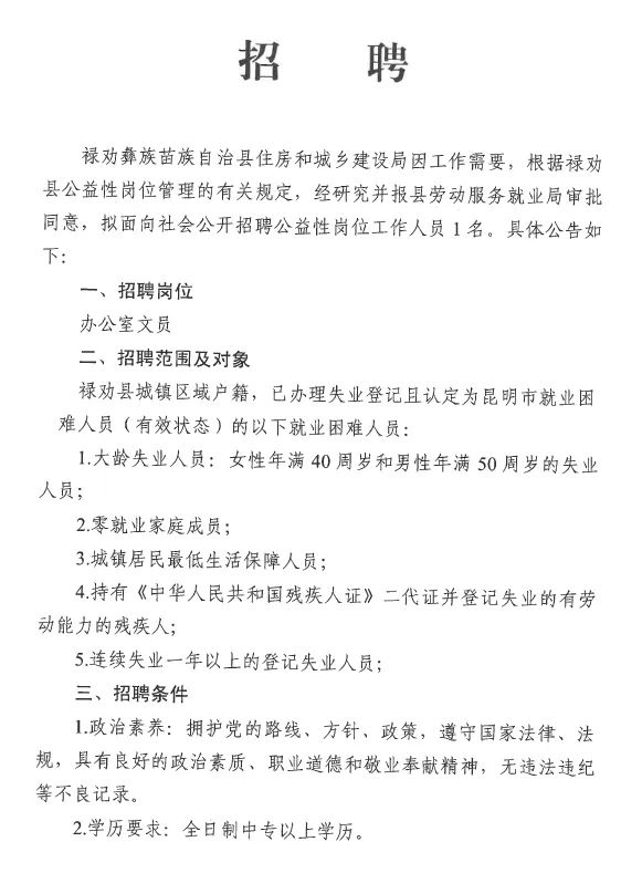 洒麻浪村民委员会最新招聘信息及招聘启事