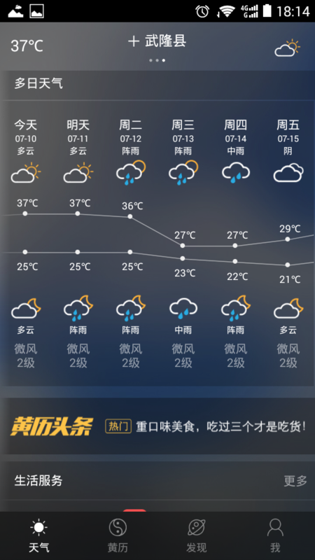 甲村最新天气预报信息汇总